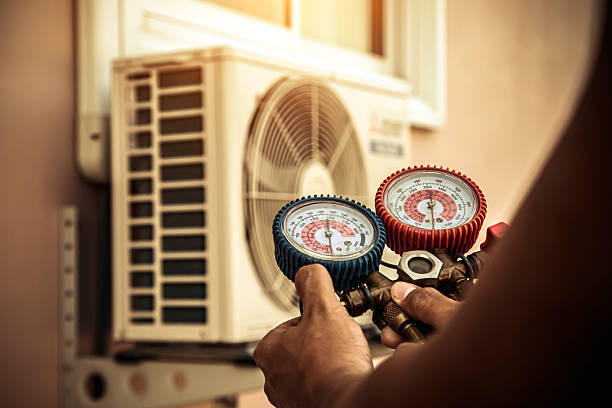 Professional Hvac technician working in Graham, NC